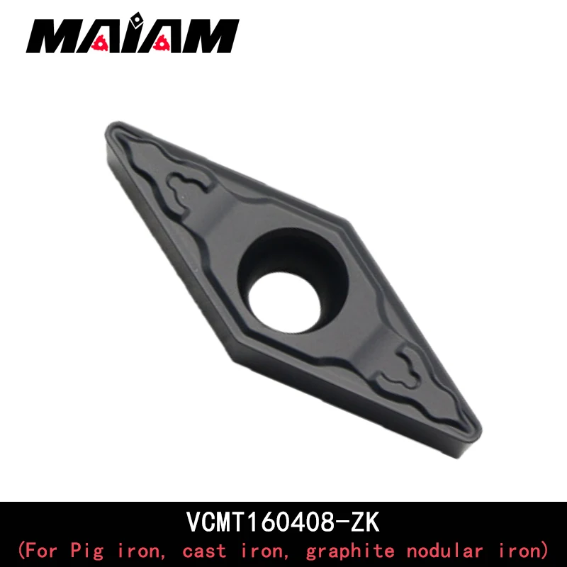 VCMT Turning tool Rhombus insert  VCMT160404 VCMT160408 TM ZK and SVQCR turning tool rod for Ordinary steel pig iron cast iron