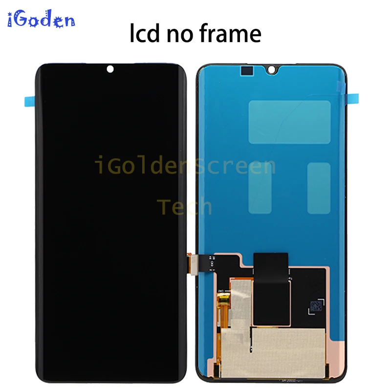 AMOLED For Xiaomi MI Note 10 note10 Pro Display With Frame Touch Panel Screen Digitizer For Xiaomi note10 cc9 pro lcd Pantalla