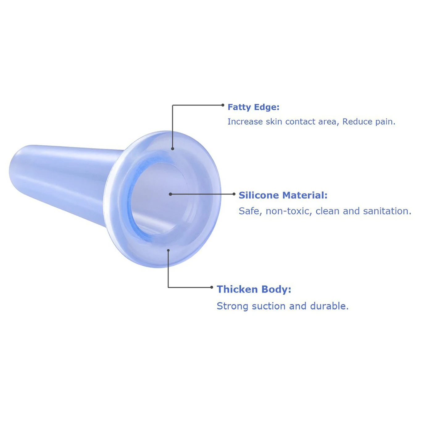 Silicone Vacuum Suction Cup Massage Kit massage Body Cup Facial Massage Suction Cup Anti-cellulite Vacuum Therapy Massager