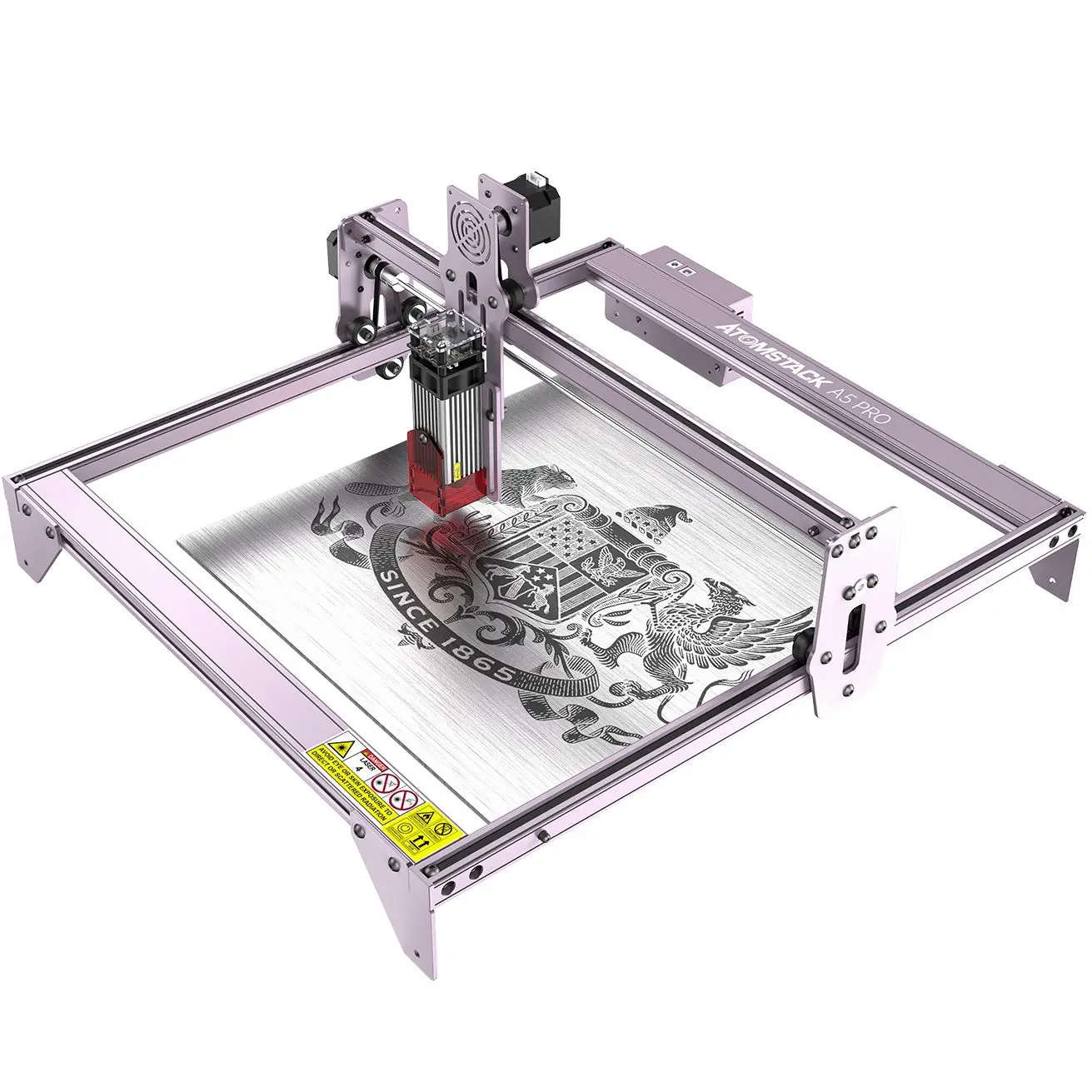 

Лазерный гравировальный станок ATOMSTACK A5 Pro 40 Вт мини-гравер Дерево Кожа Металл Акрил ЧПУ роутер принтер резьба настольный резак