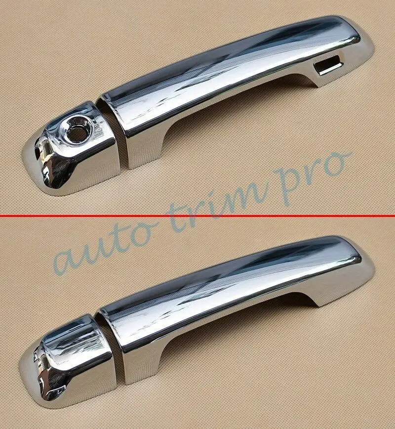 Accessories For Toyota Land Cruiser 200 2016-2021 Chrome Exterior Smart Side Door Handle Cover Molding Trim 8PCS