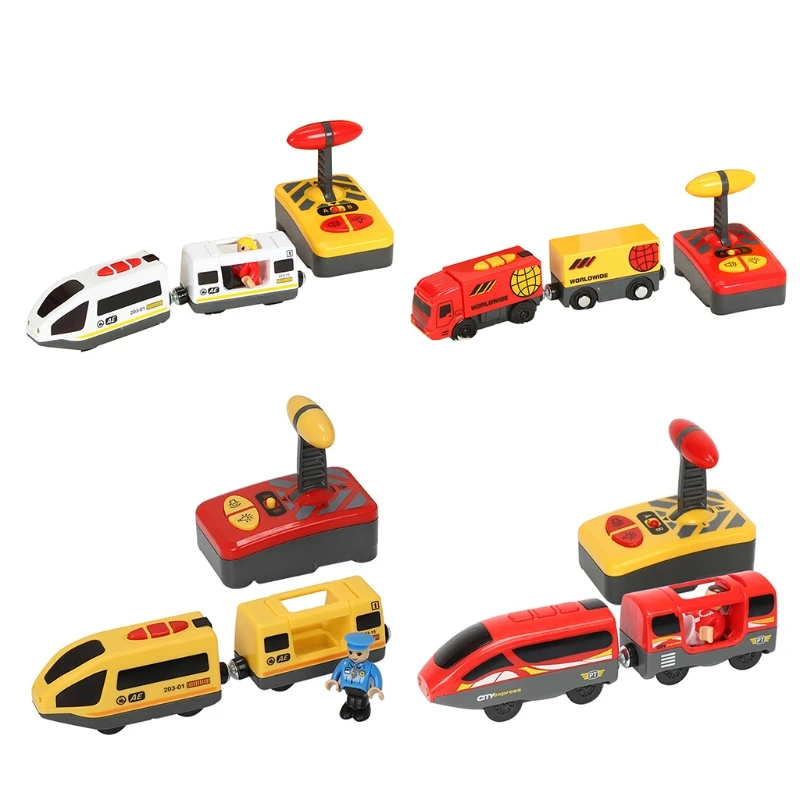 2024 New Remote Control Kids Railway Toy Gifts for Toddlers Boys Girls Infants Children