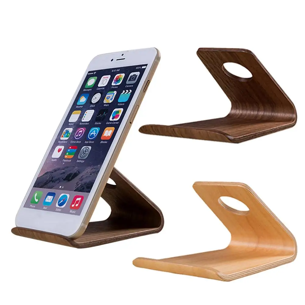  Universal Wooden Tablet Stand Holder For iPad Mobile Phone Stand For iPhone For For Tablet Stands 2020