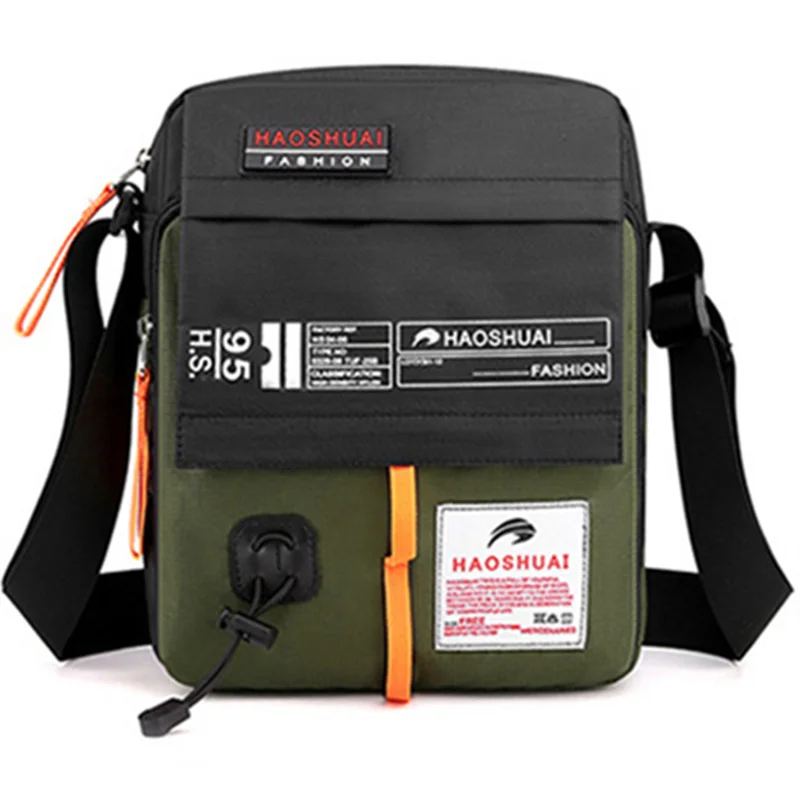 Sac de messager léger en nylon imperméable, sac de voyage de sports de plein air, mode initiée, nouveau style, 2024
