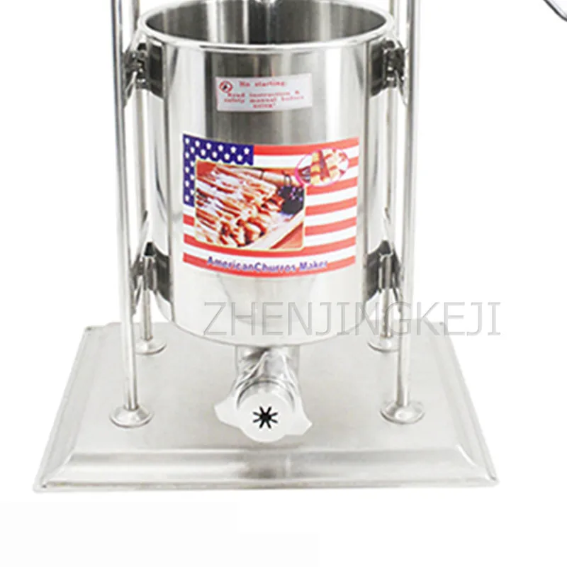 10L ละตินผลไม้เครื่อง Chilling ผลไม้ขนมขบเคี้ยวอุปกรณ์สเปน Churros เครื่อง Kina ผลไม้ Stick เครื่อง Twist เครื่อง