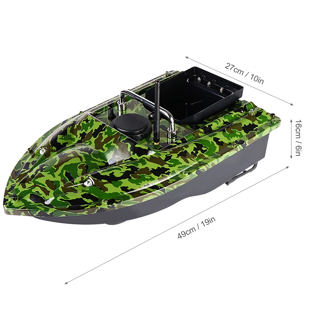 GPS Smart RC Fishing Bait Boat Wireless Remote Control Fishing Feeder Toy Fishing Boat 500M Remote Range Fish Finder Speedboat