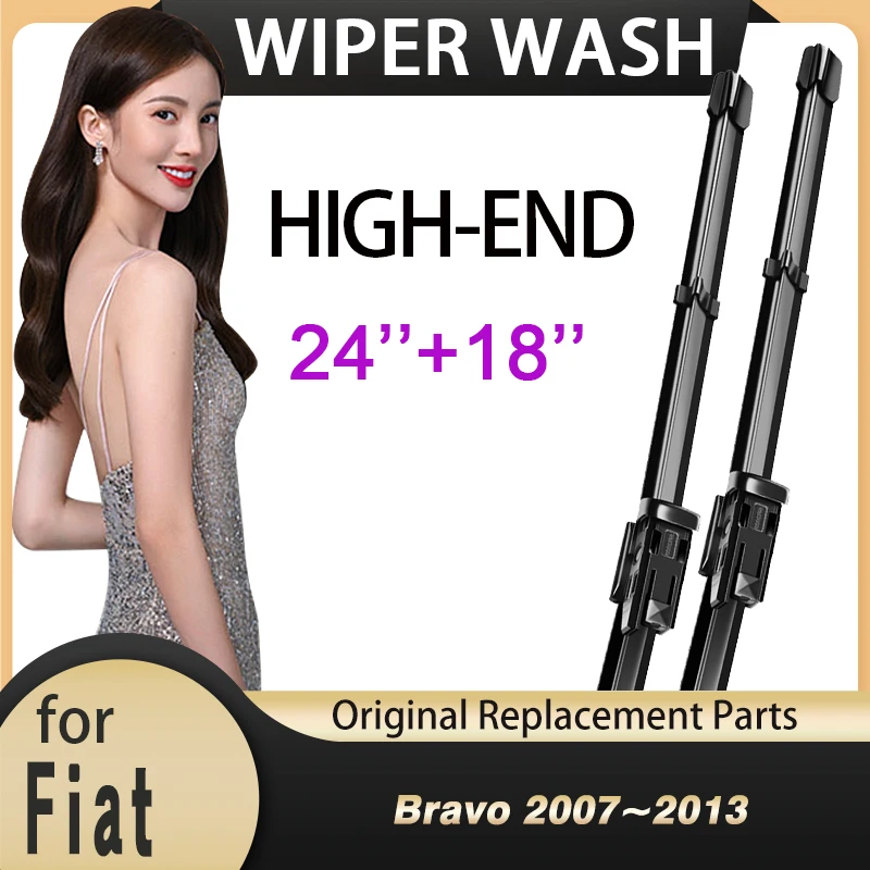 

Car Wiper Blades for Fiat Bravo 2007~2013 Front Window Windshield Windscreen Car Accessories 2008 2009 2010 2011 2012