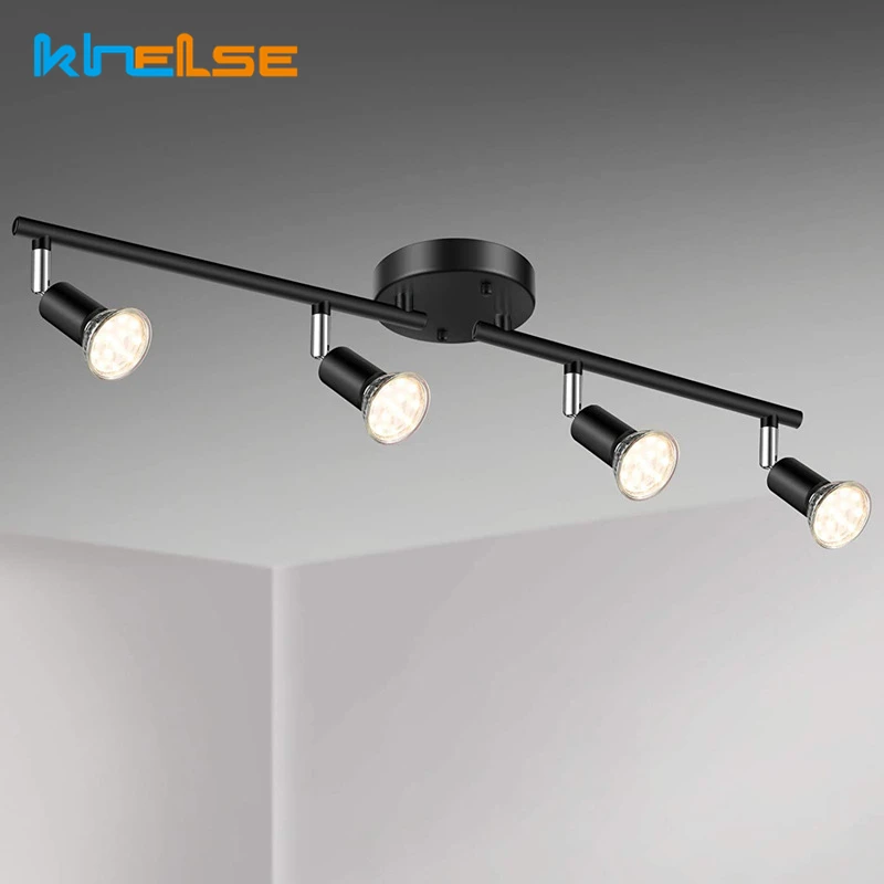 4/6 Head LED Ceiling Light Rotatable 360 Degrees Rotatable Angle Adjustable GU10 Spotlight Living Room Spot Lighting Chandeliers