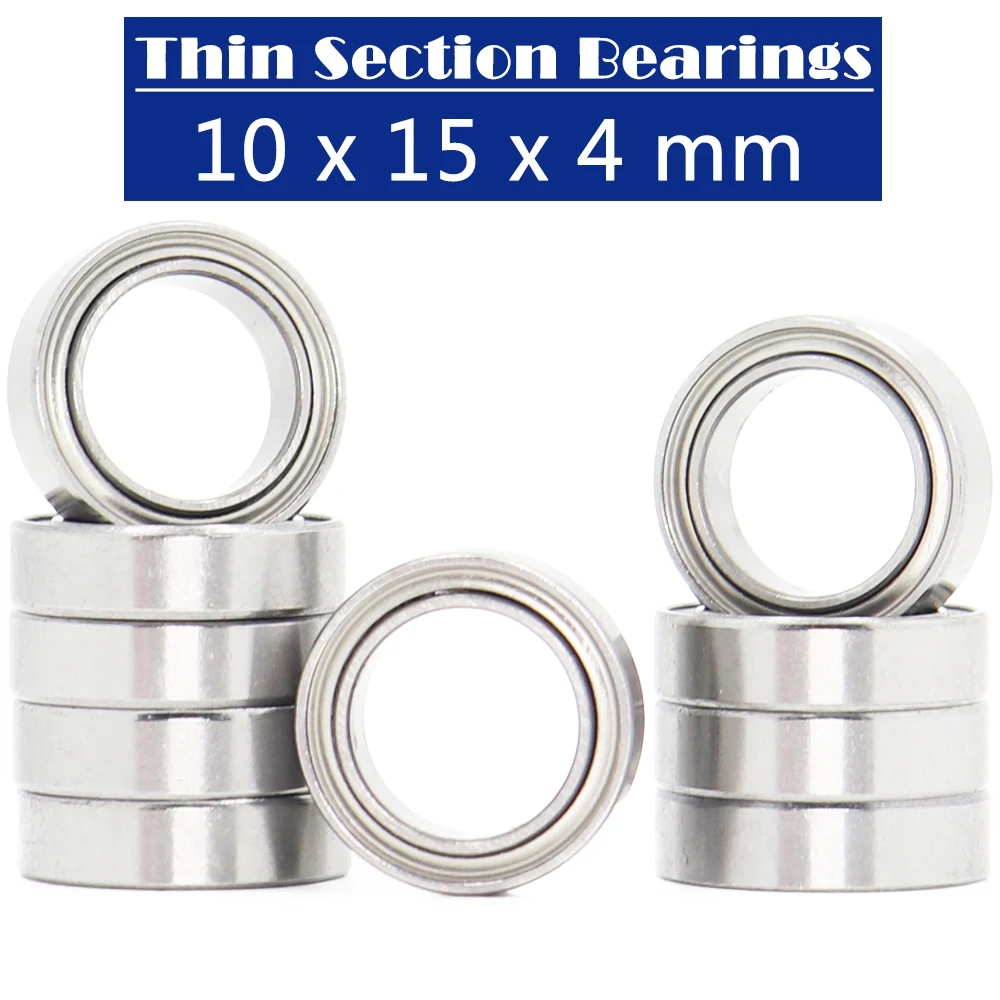 6700ZZ Bearing ( 10 PCS ) 10*15*4 mm Slim Thin Section Deep Groove 6700 Z ZZ Ball Bearings 61700 ZZ 6700Z