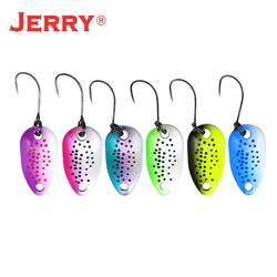 Jerry Gemini Micro Fishing Lures Kit Spoons Trout Spoon Wobbler Spinner Bait Multiple Colors