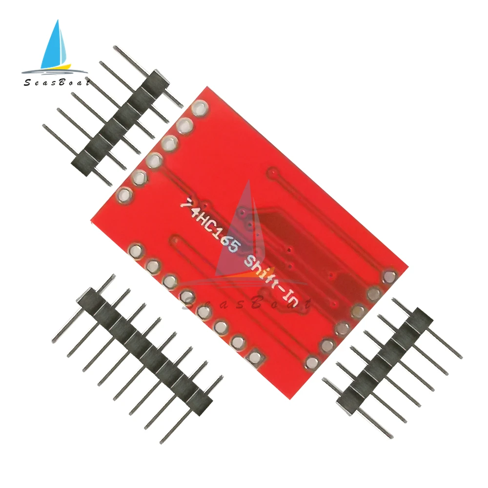 SN74HC165 DC2-6V Conversion Module Shift-In Breakout Parallel to Serial Data Conversion Board 0.1" Pitch Head Conversion Module