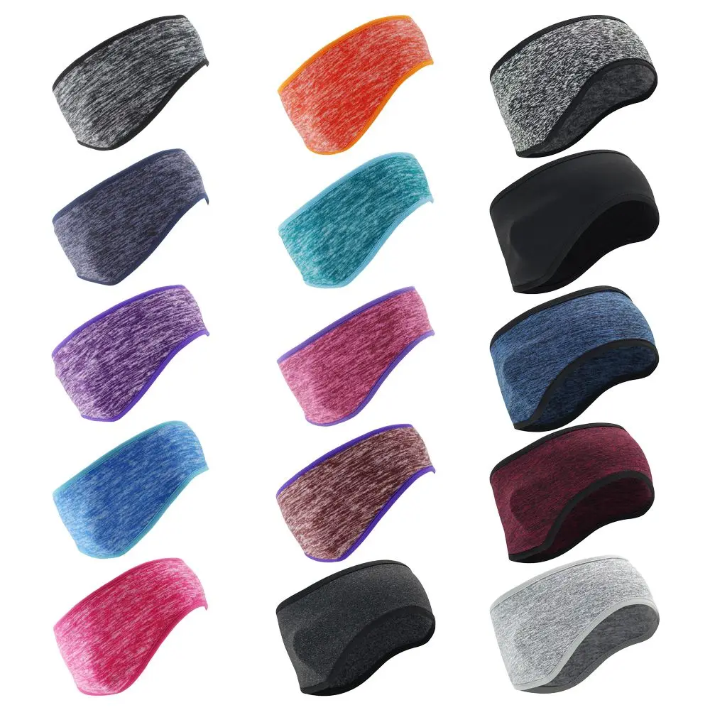 1Pcs Outdoor Sports Women Girls Hair Sweat Running Headband Ear Warmer Winter Sweatband Ear Muffs Headband