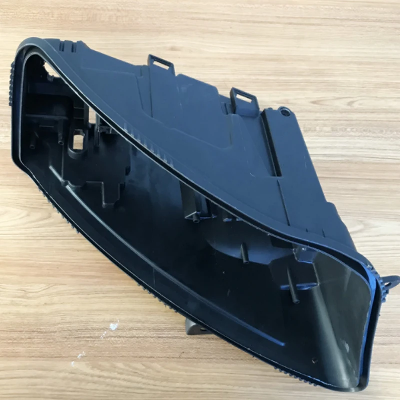 

for audi A6 C6 2005-2008 Headlight rear shell headlight base plastic black lampshade lens light rear cover Behind the lampshade