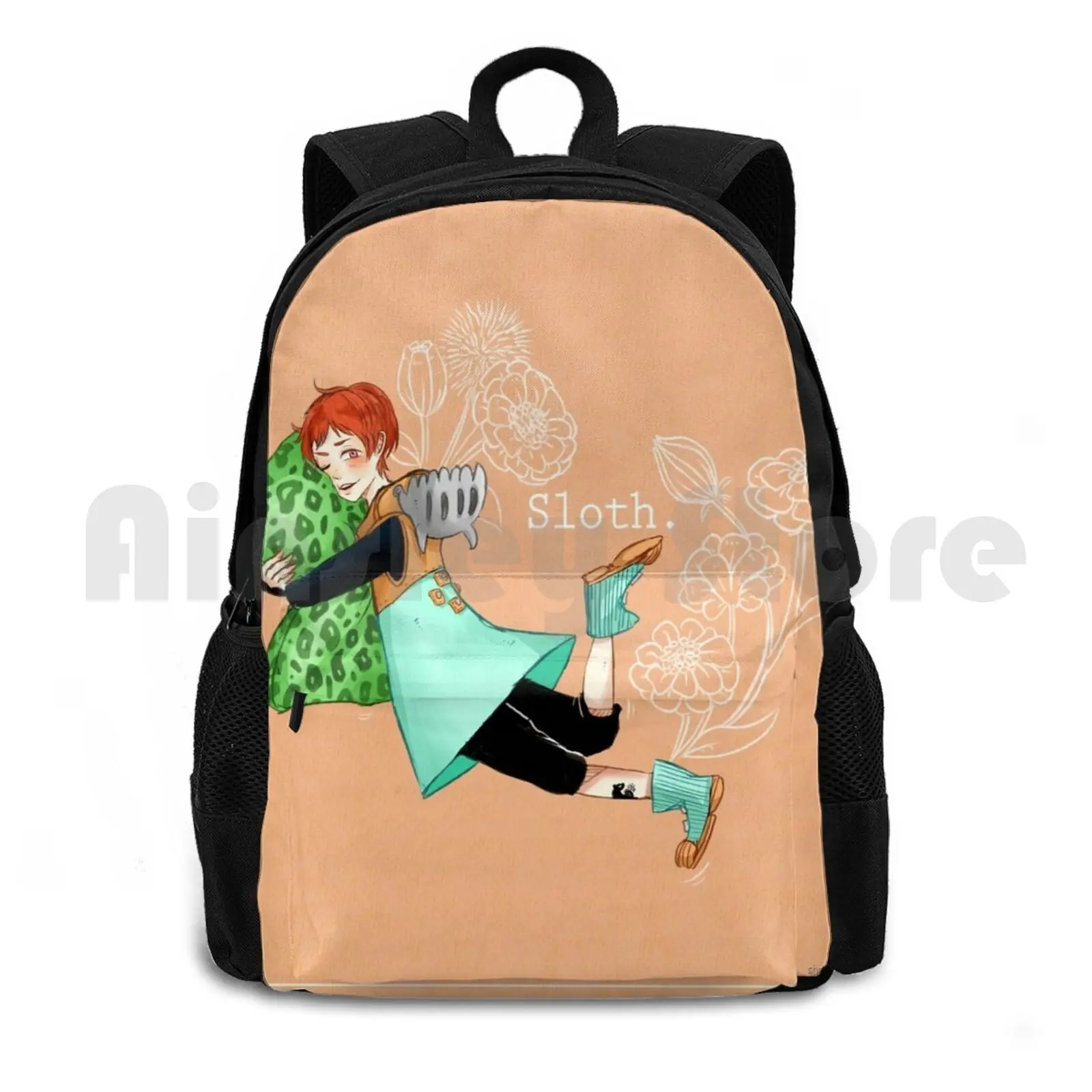 

Fairy King Of Sloth Outdoor Hiking Backpack Riding Climbing Sports Bag Fairy King Seven Deadly Sins Nanatsu No Taizai Sloth
