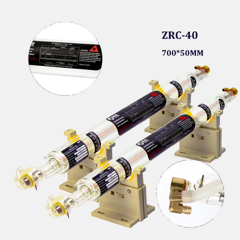 Tubo Laser 700Mm tubo Laser Co2 prezzo di fabbrica 40W 50W tubo Laser Co2 pallaong