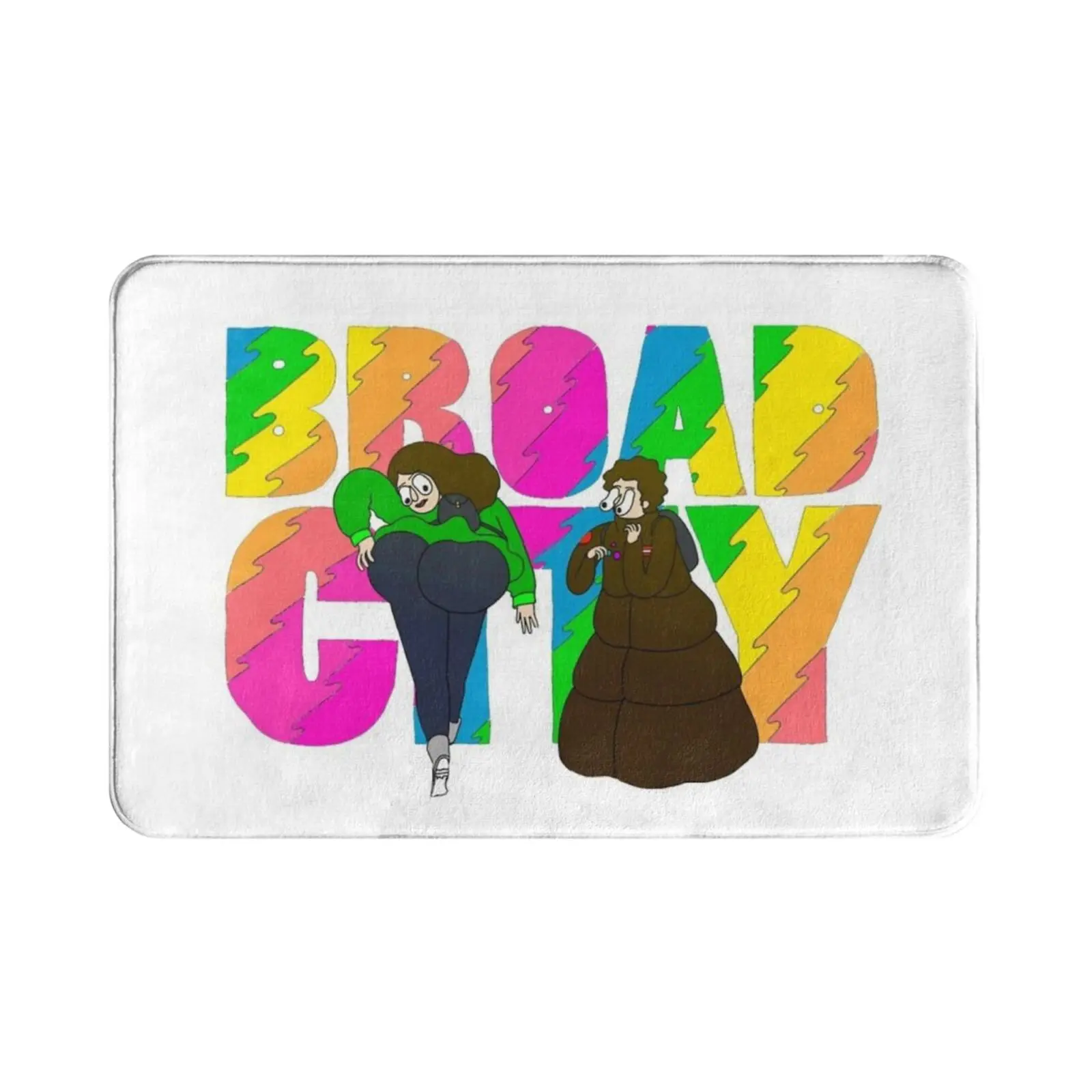 Booty Carpet Mat Rug Cushion Soft Non-Slip Broad City Trippy Ilana Abbi Girls Butt New York