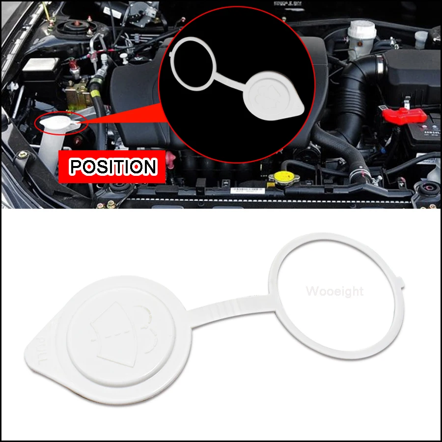 Wooeight 1Pc MR245402 Car Windshield Wiper Washer Tank Bottle Fluid Reservoir Cover Cap For Mitsubishi Pajero V31 V32 V33 V43