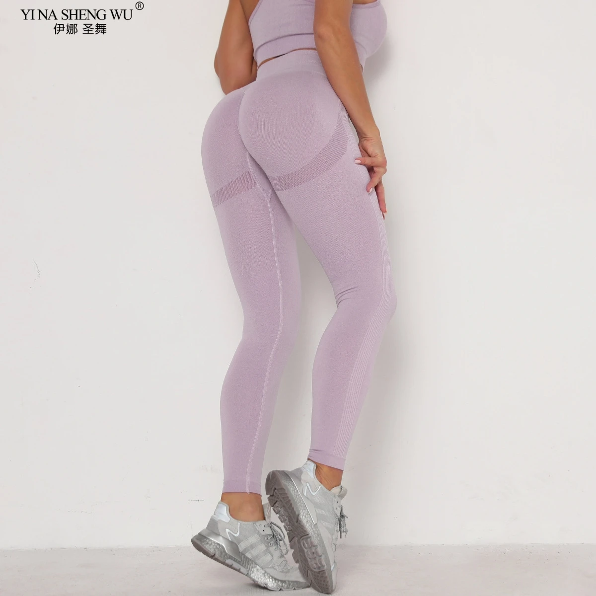 Combinazione singola gratuita pantaloni da Yoga senza cuciture allenamento da donna abbigliamento sportivo abbigliamento da palestra ciclismo