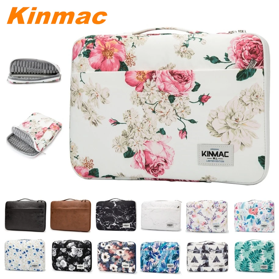 Waterproof Kinmac Briefcase Laptop Bag 12,13,14,15.6,16 Inch,Lady Man Women Handle Sleeve Case For Macbook Air Pro M1 DropShip