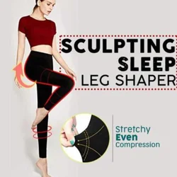 Leg Shaping Women Pants Pressurized Leggings Soft Sculpt Stretchy Hip Lift Elastic Fat  Slim Autumn Winter Compression