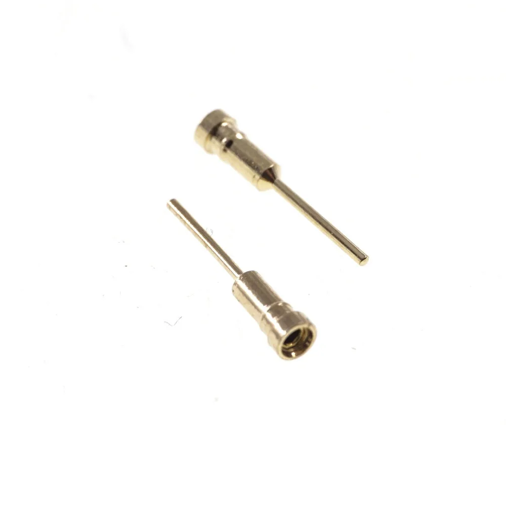 100Pcs LED Pin Socket for Cherry Mx Switch Keyboard Size 9.70MM Length Gold Plating Machined