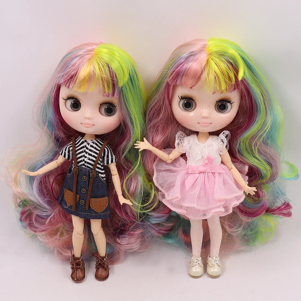 

ICY DBS Middie Blyth Doll 1/8 BJD Joint Body Matte/Glossy Faceplate Colorful Hair 20cm Dolls DIY Toy Gift for Girls