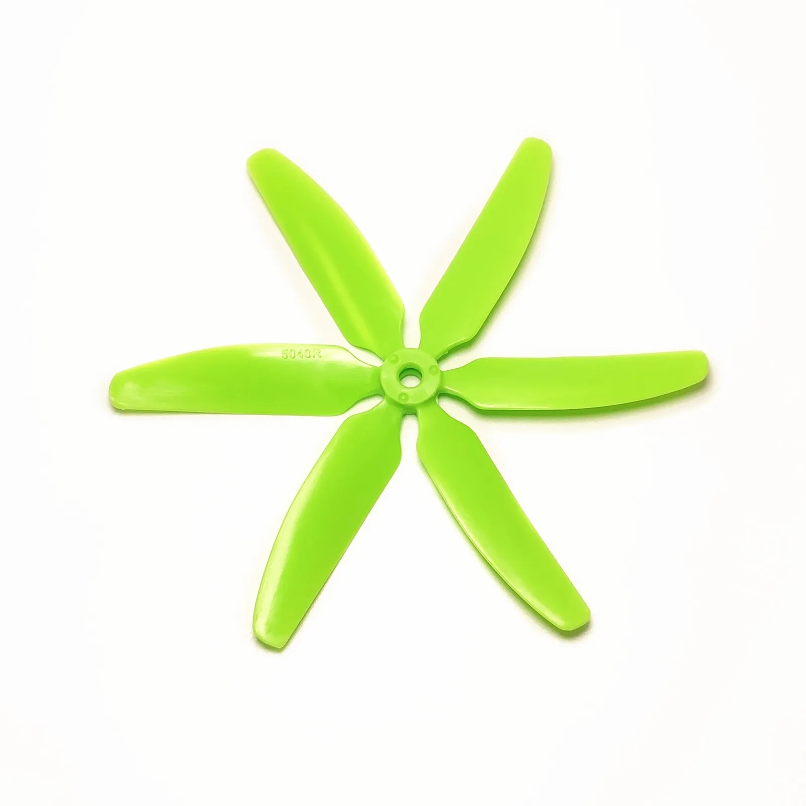 2 pares de hélices de 6 palas 5040 CW/CCW PC verde para RC 5 pulgadas FPV Drone 250 280 Racing Quadcopter, piezas de reparación