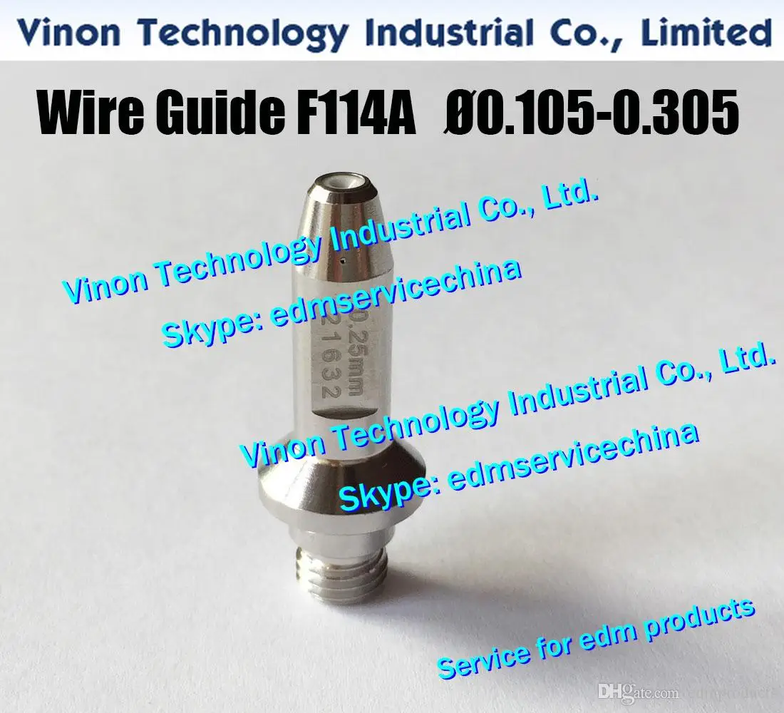 F114A D=0.105 Wire Guide Upper A290-8104-Y702 for Fanuc Level Up(iD2),iE,0iC edm upper diamond guide d=0.105mm A2908104Y702,