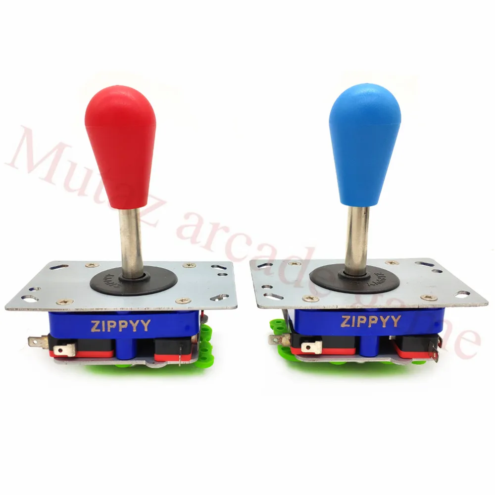 Arcade Kit Zero Delay Arcade USB Encoder To PC Arcade zippy Joystick 5V Chrome Illuminated Push Button Arcade Game Joystick DIY