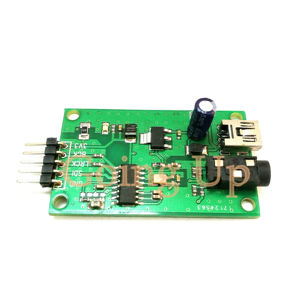 ES9023P I2S digital input audio DAC decoder board (without CSR8675 Bluetooth module group)