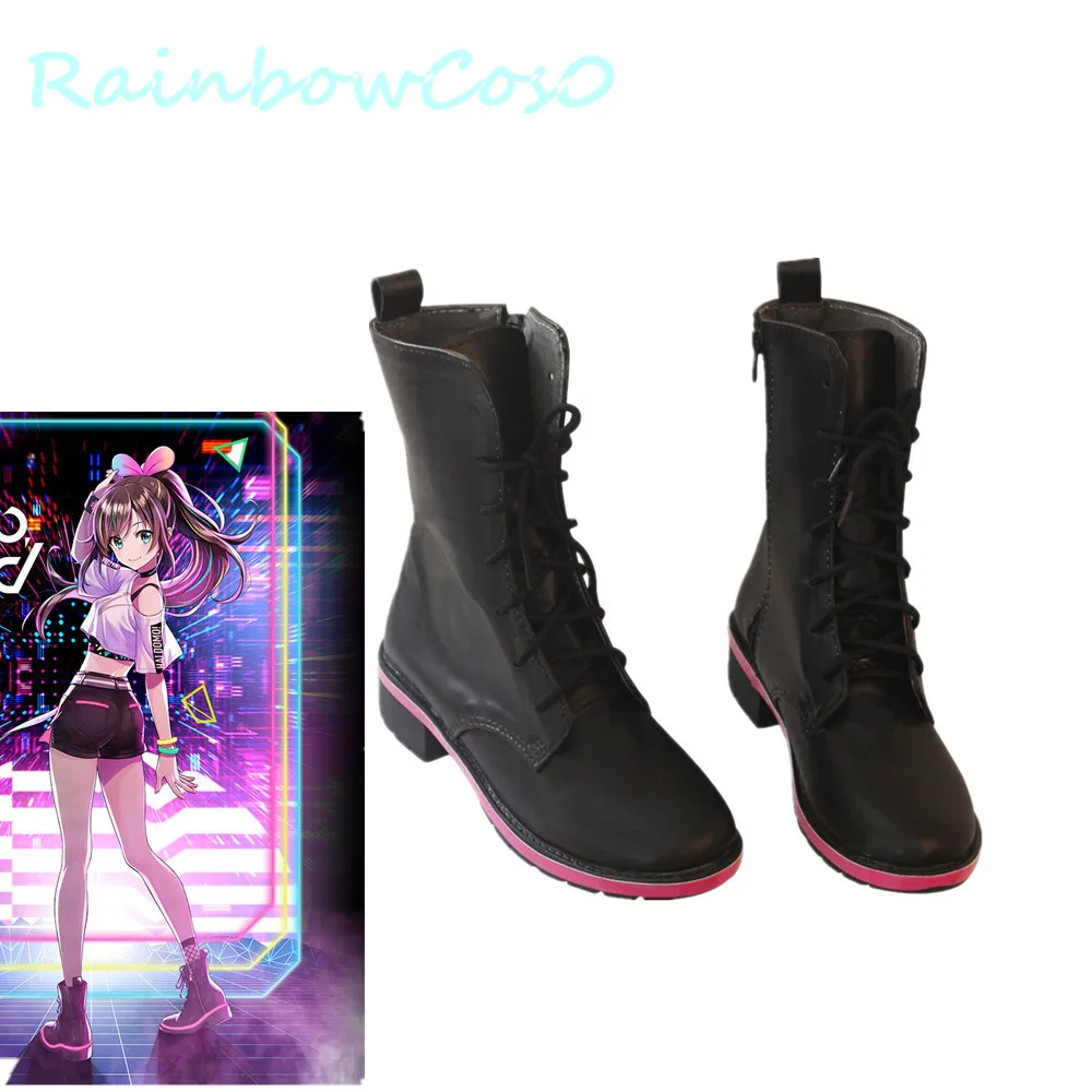 

RainbowCos0 Cosplay Shoes Virtual YouTuber Vtuber hololive Kizuna AI 1st concert Boots Props Game Anime Halloween