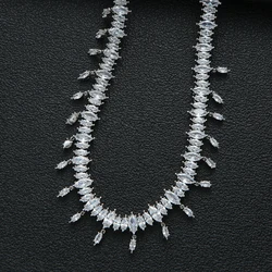 Luxury Clip Necklace Personalized Love Stackable Choker for Women Wedding Party Girlfriend Wife gifts N0492