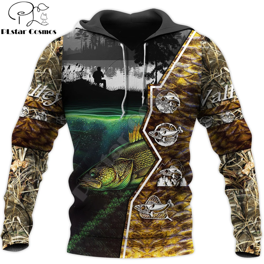 

Cool Walleye Fishing 3D All Over Printed Men Deluxe Hoodie Clothes Unisex Sweatshirt Zip Pullover Casual Jacket Tracksuit KJ324