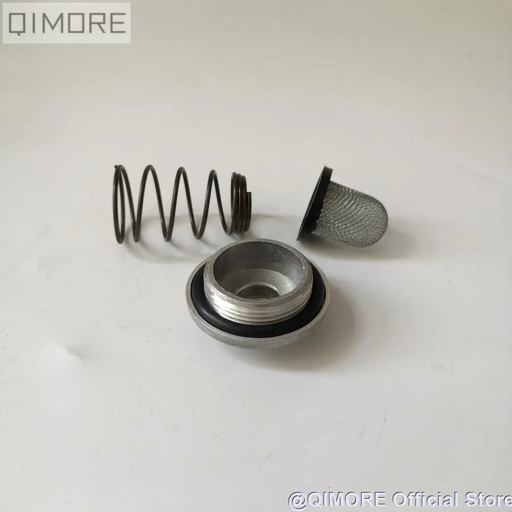 Oil Screen Set / Oil Strainer Set / Oil Drain Screw for 4 stroke Scooter GY6 50 80 125 150 cc 139QMB / 147QMD / 152QMI / 157QMJ