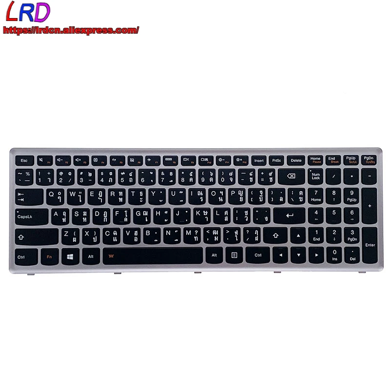 New Original TH Thai Backlit Keyboard for Lenovo Ideapad Z710 U510 Laptop 25211298 25211360 25211329