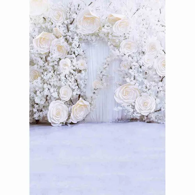 Allenjoy Chụp Ảnh Cưới Phông Nền Lễ Tình Nhân Đính Hôn Kỷ Niệm Ảnh Giấy Dán Tường Vườn Hoa Vòm Mùa Xuân Biểu Ngữ