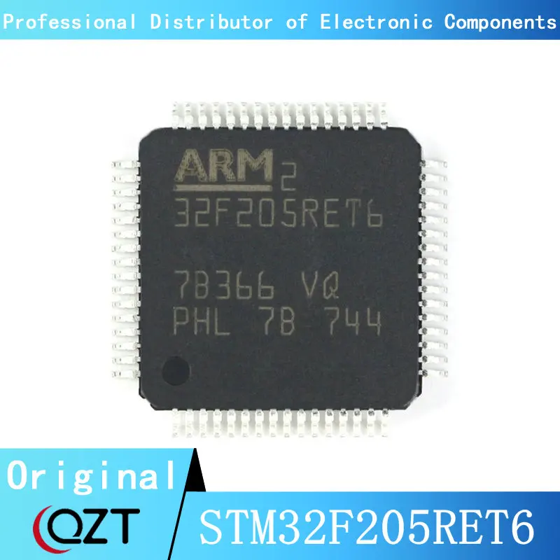 

10pcs/lot STM32F205 STM32F205RE STM32F205RET6 LQFP-64 Microcontroller chip New spot