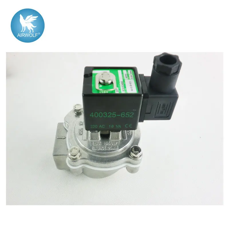 SCG353A043 SCG353A044 Aluminum alloy Right angle DC24V 1 inch C113444 air  pulse valve