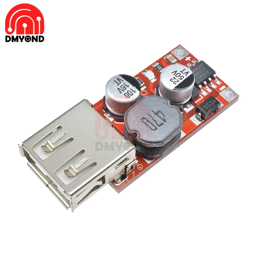 9V/12V/24V to 5V DC-DC Step Down Car Charging Car Charger 3A Output USB Module Diy Electronic Diy Kit Pcb Board