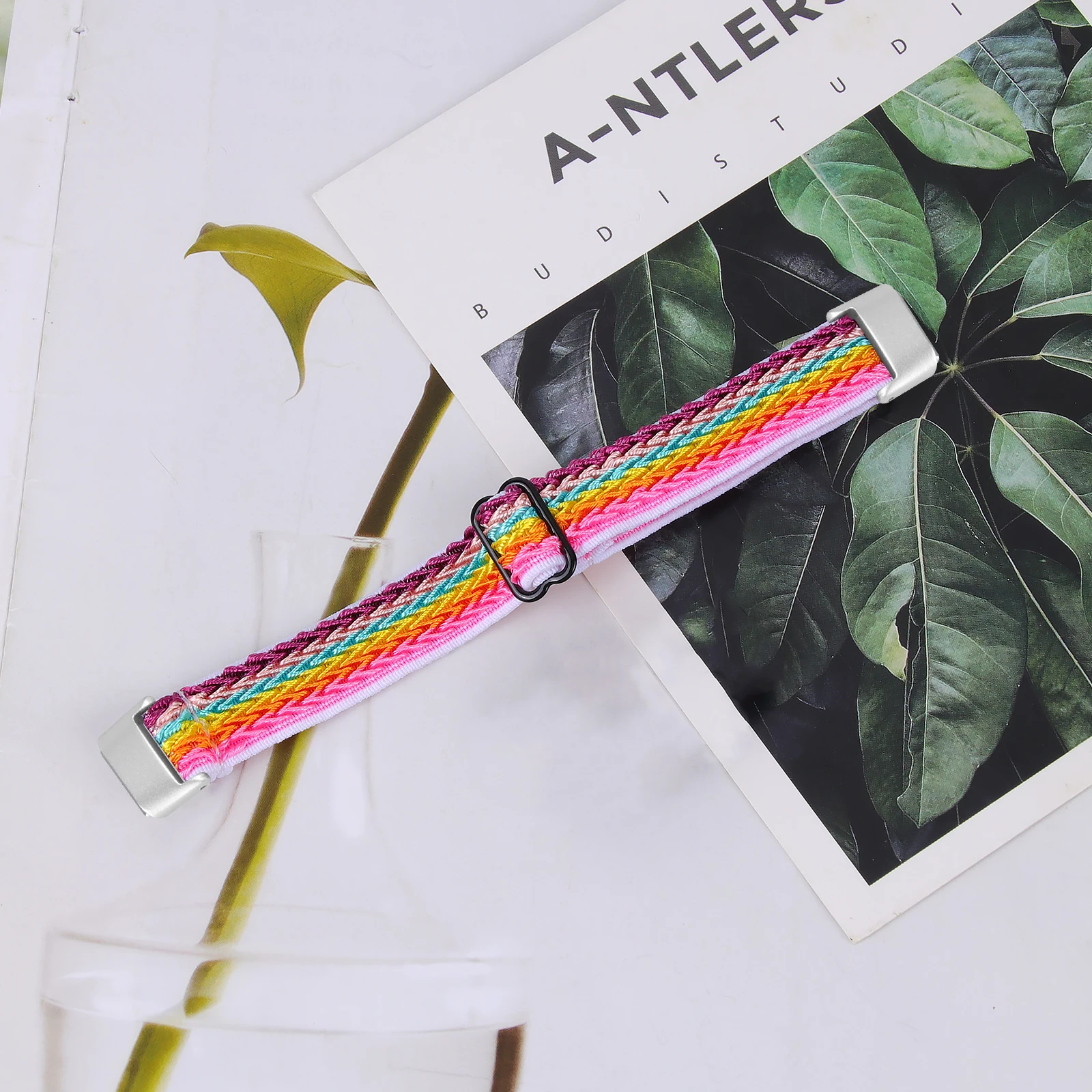 ไนลอนยืดหยุ่นสําหรับ Fitbit Luxe Smart Watch Braided สร้อยข้อมือ Correa สําหรับ Fitbit Luxe Special Edition อุปกรณ์เสริม