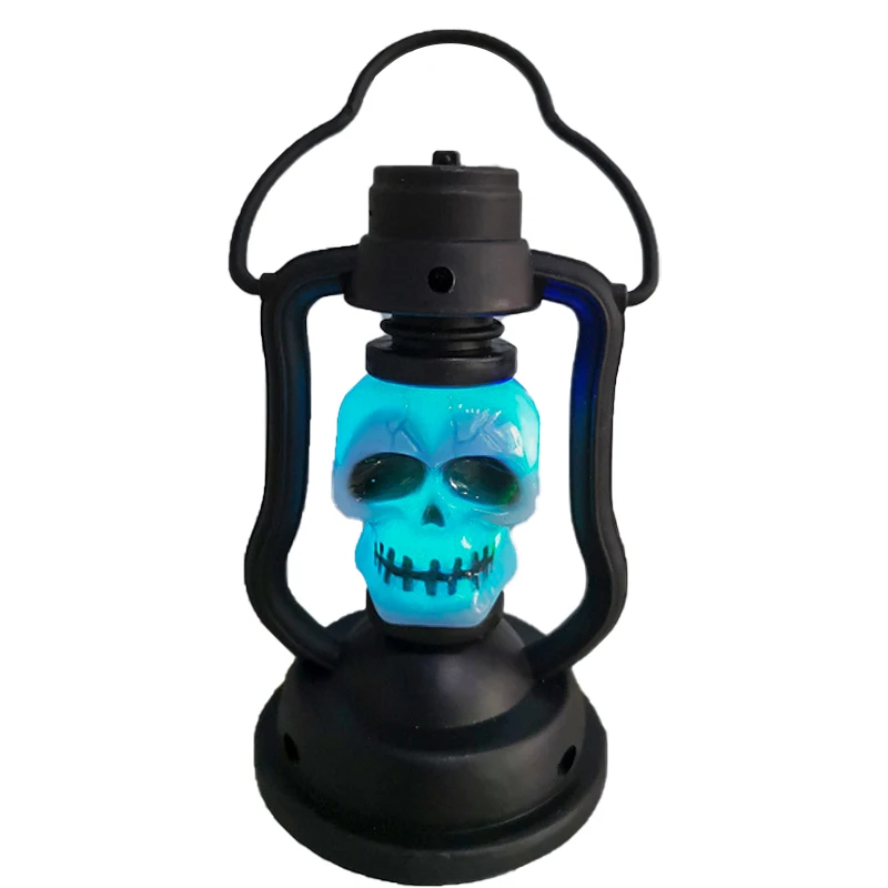 Pumpkin Skull LED Pony Lantern Halloween Decoration Prop Creative Holiday Bar Party Light LED Oil Lamp Prop lantern decoration