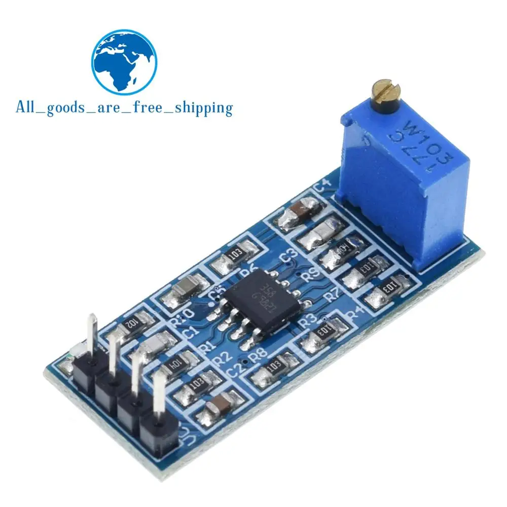 TZT LM358 100 Times Gain Signal Amplification Amplifier Operational Amplifier Module 5V-12V Hot Sale