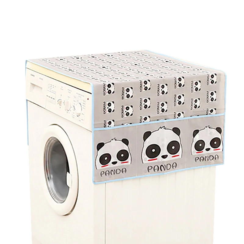 High Quality PEVA Washing Machine Cover Dust Proof Washing Machine Coat Water Proof Cover Refrigerator Cover Housing Accessories