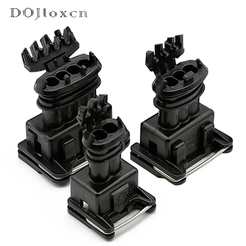 1 Box 77 Pcs 2 3 4  Pin AMP Waterproof Fuel Lnjector Wiring Plug Female Connector EV1 Junior Power Timer JPT