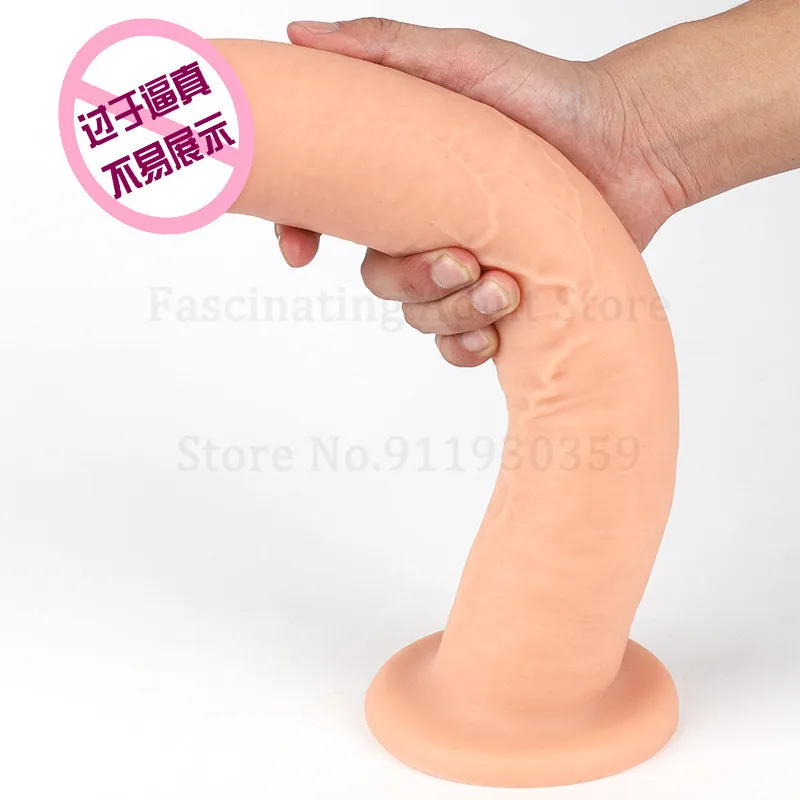 Sex Shop New Super Soft Realistic Dildos Female Masturbator Huge Penis Horse Dick Big Dildo With Suction Cup Sex Toys For Woman