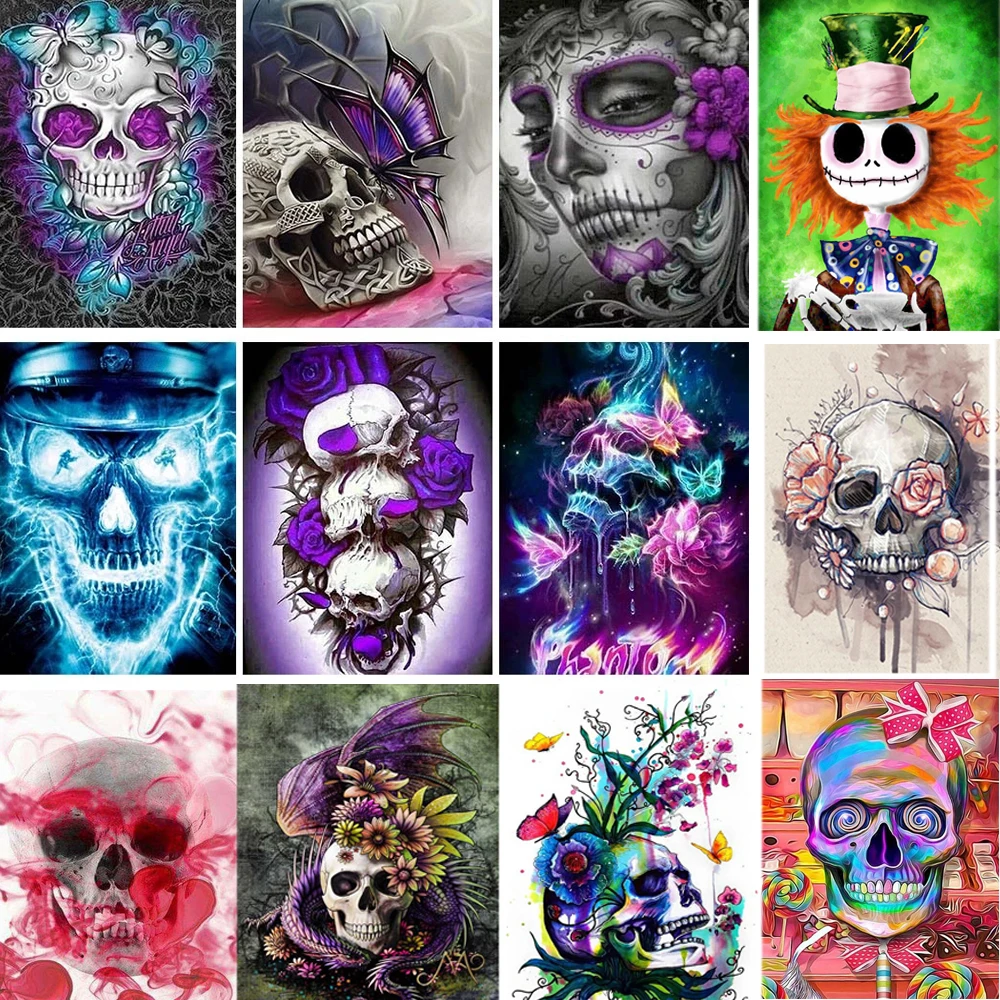 

5D DIY Diamant Schilderij Halloween Art Fantasy Foto Kruissteek Vierkante / Ronde Strass Borduurwerk Mozaïek Woondecoratie