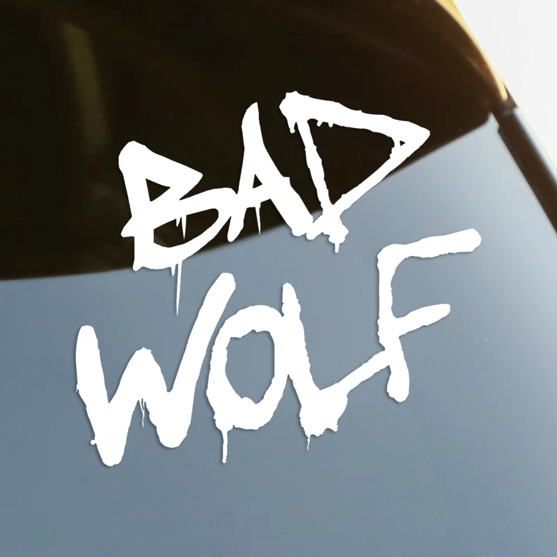 

наклейки на авто Bad Wolf водонепроницаемые наклейки на машину наклейка для авто автонаклейка стикер этикеты винила наклейки стайлинга автомобилей украшения на бампере автомобиля заднее стекло