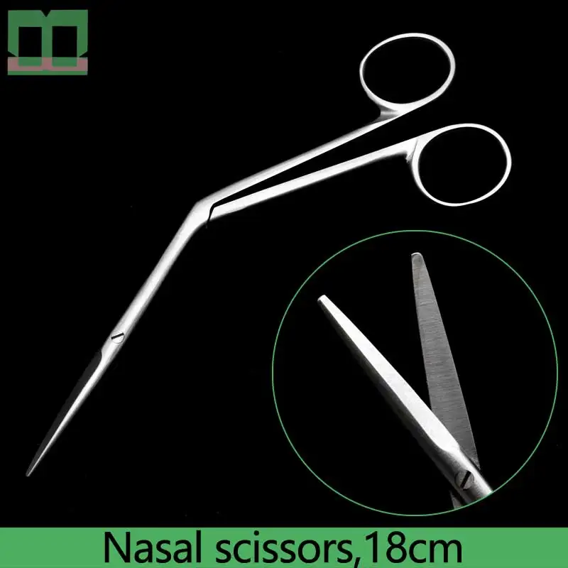 

Nasal scissors sharp edge 18cm surgical operating instrument rhinoplasty surgical scissors