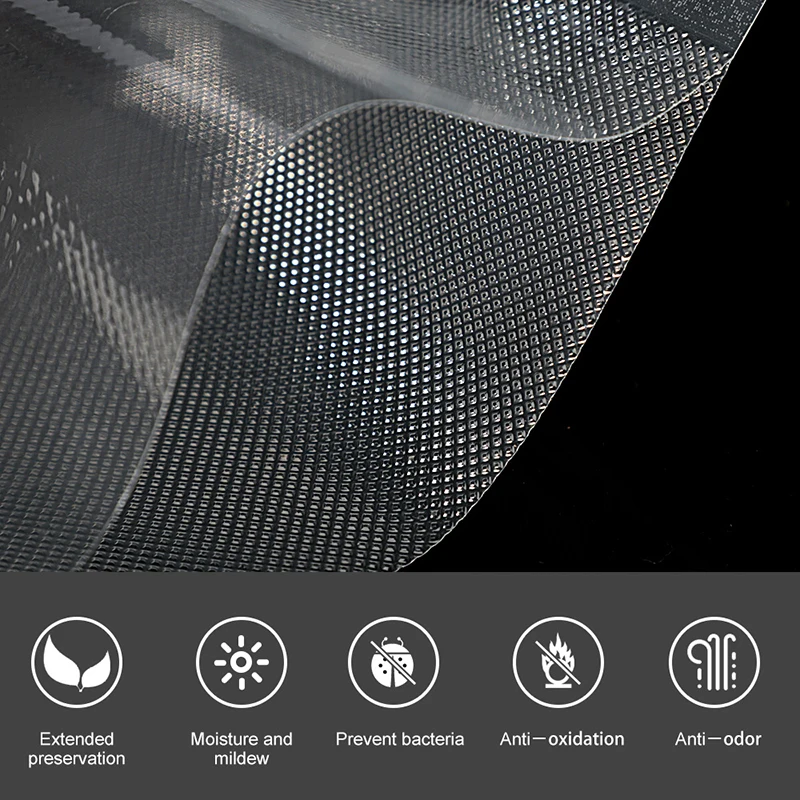 Best Rolls Vacuum Sealer Alimentare Sacchetto Di Immagazzinaggio 12 15 20 25x500CM Saran Wrap Food Sigillatore di Vuoto Imballaggio borsa Per Confezionatrice Sottovuoto Packer