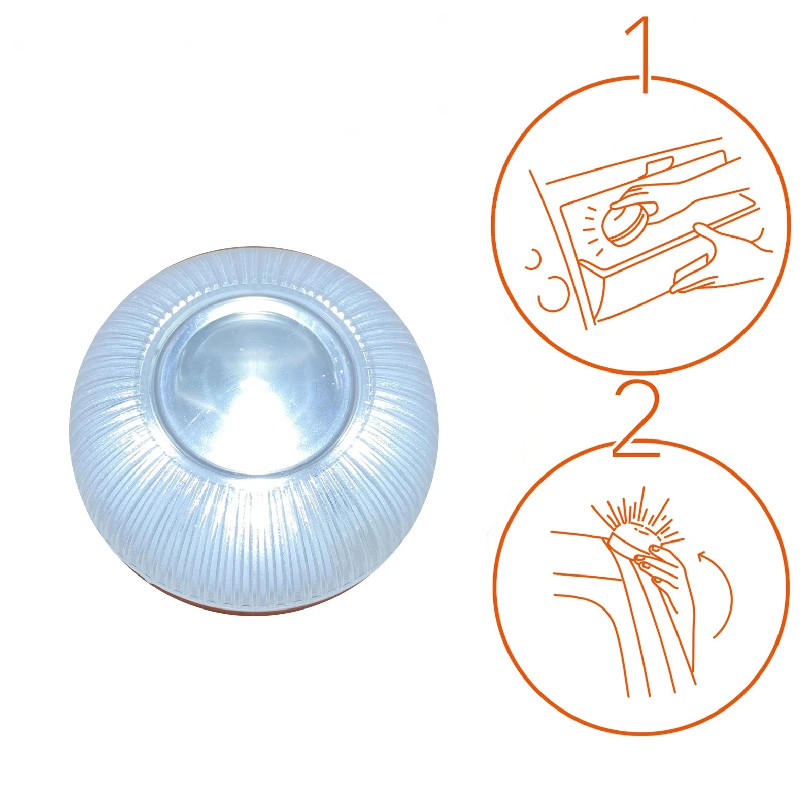 KinJoin New LED Light Waterproof Charging Flashing LED Signal Warning Light Police Catch Thief Warning light